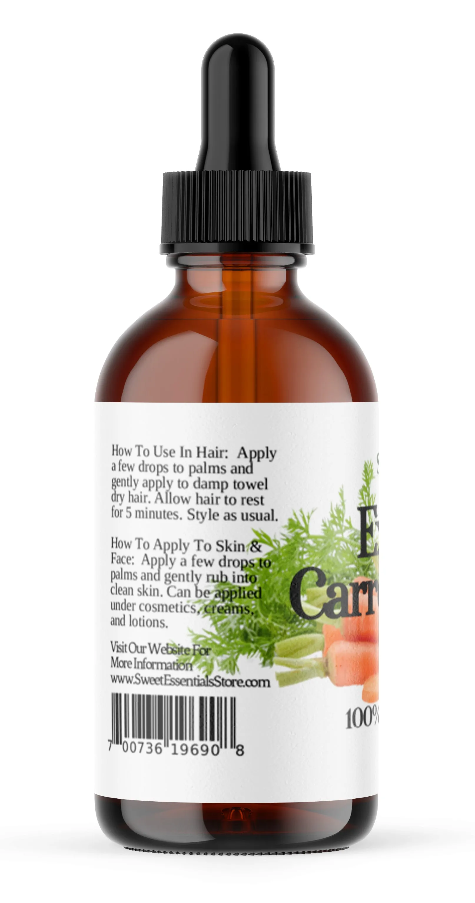 100% Pure Organic Carrot Seed Oil | Unrefined / Extra Virgin | Imported From France