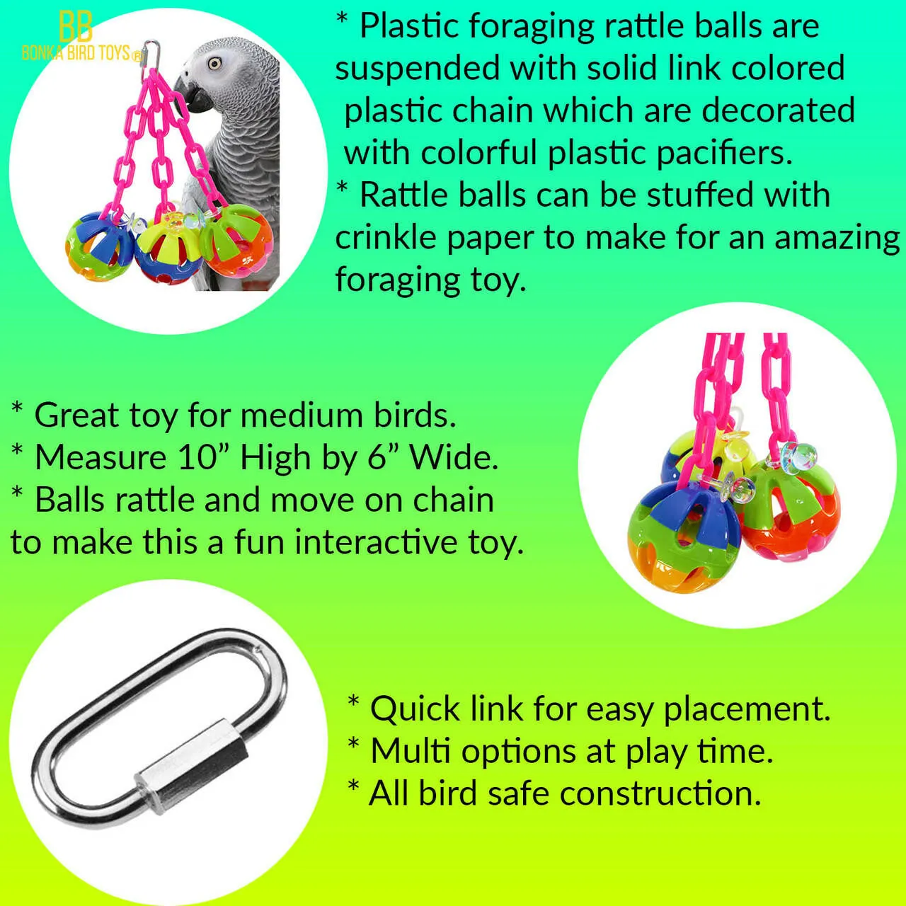1273 Tri-Chain Ball