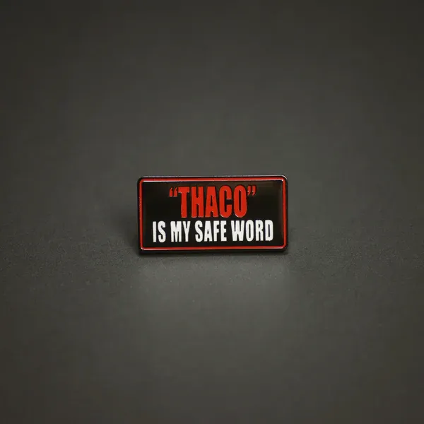 1985 Games Pin - THACO is My Safe Word