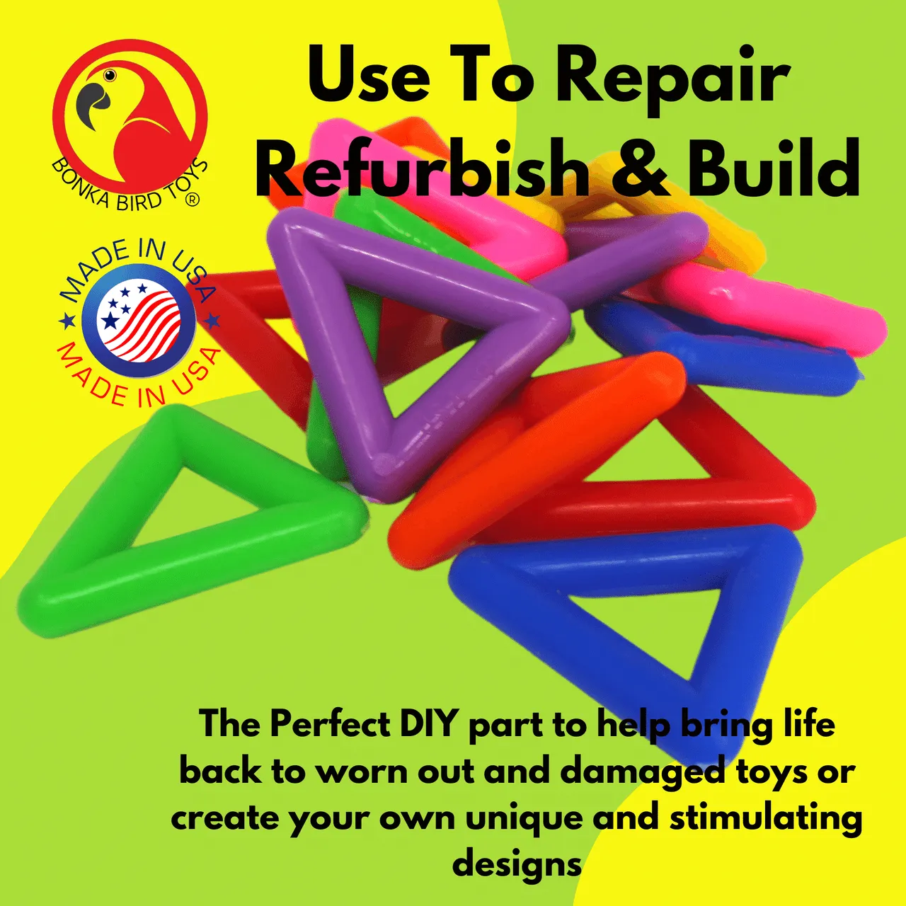 2287 Pk14 Plastic Triangles