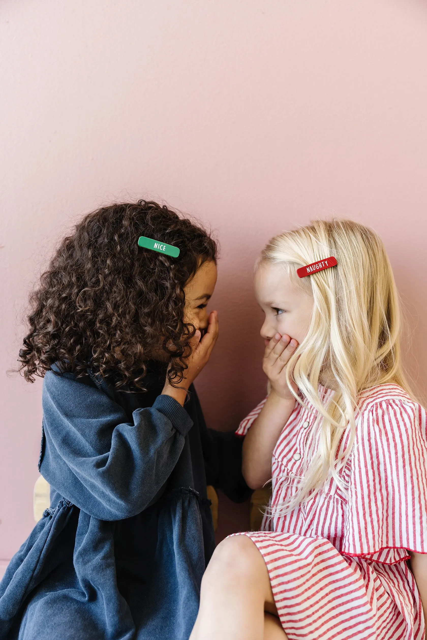 2PK BAR CLIPS: santa's list / naughty & nice