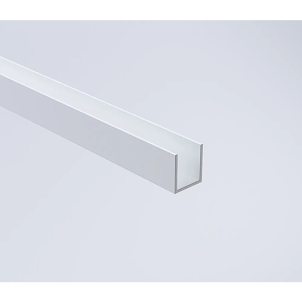 90cm Wall to Wall Frameless Shower Screen with White Channel and SS Hinges , Square Double Pull Handle