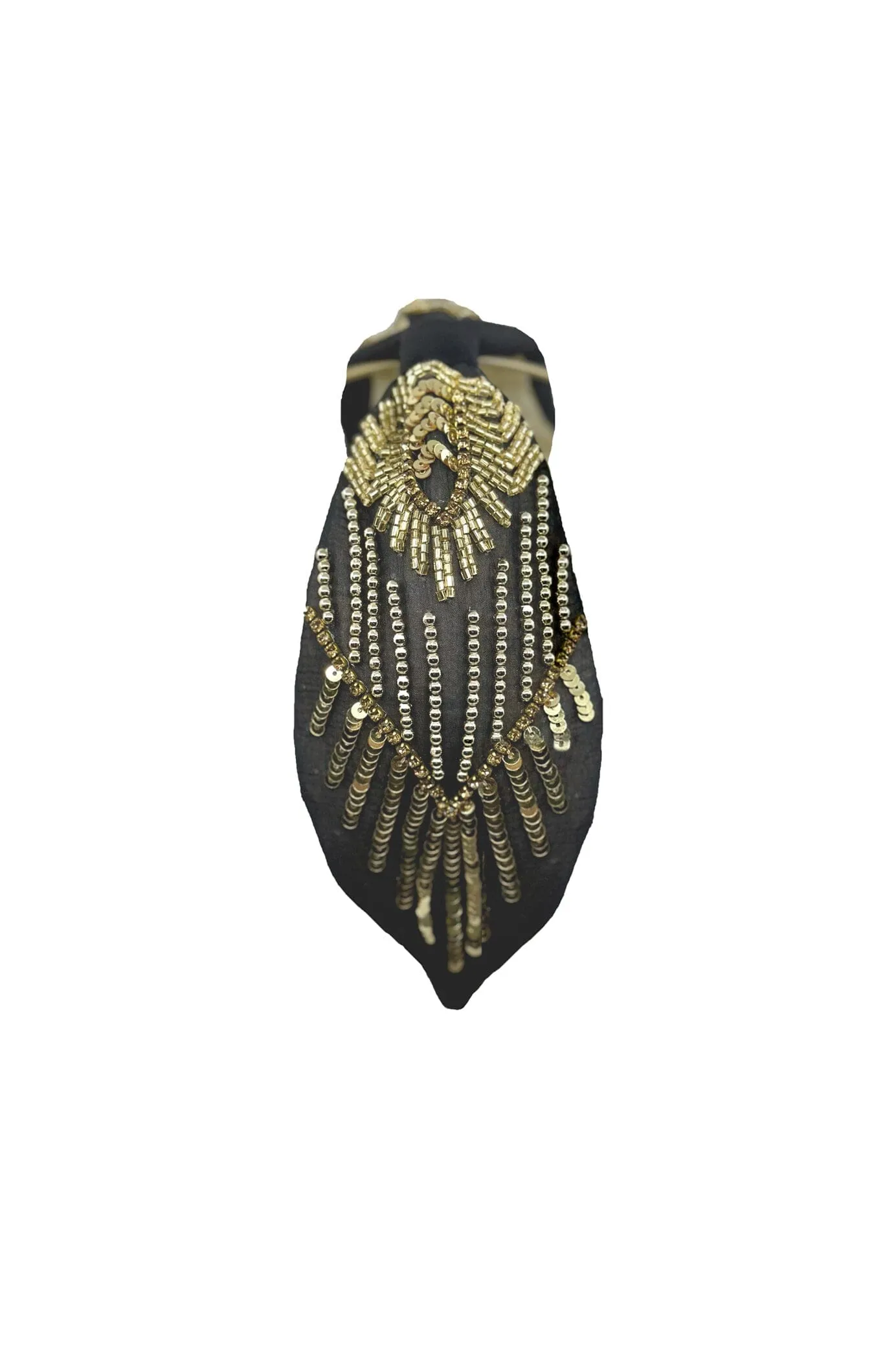Abella Embellished Headband Charcoal