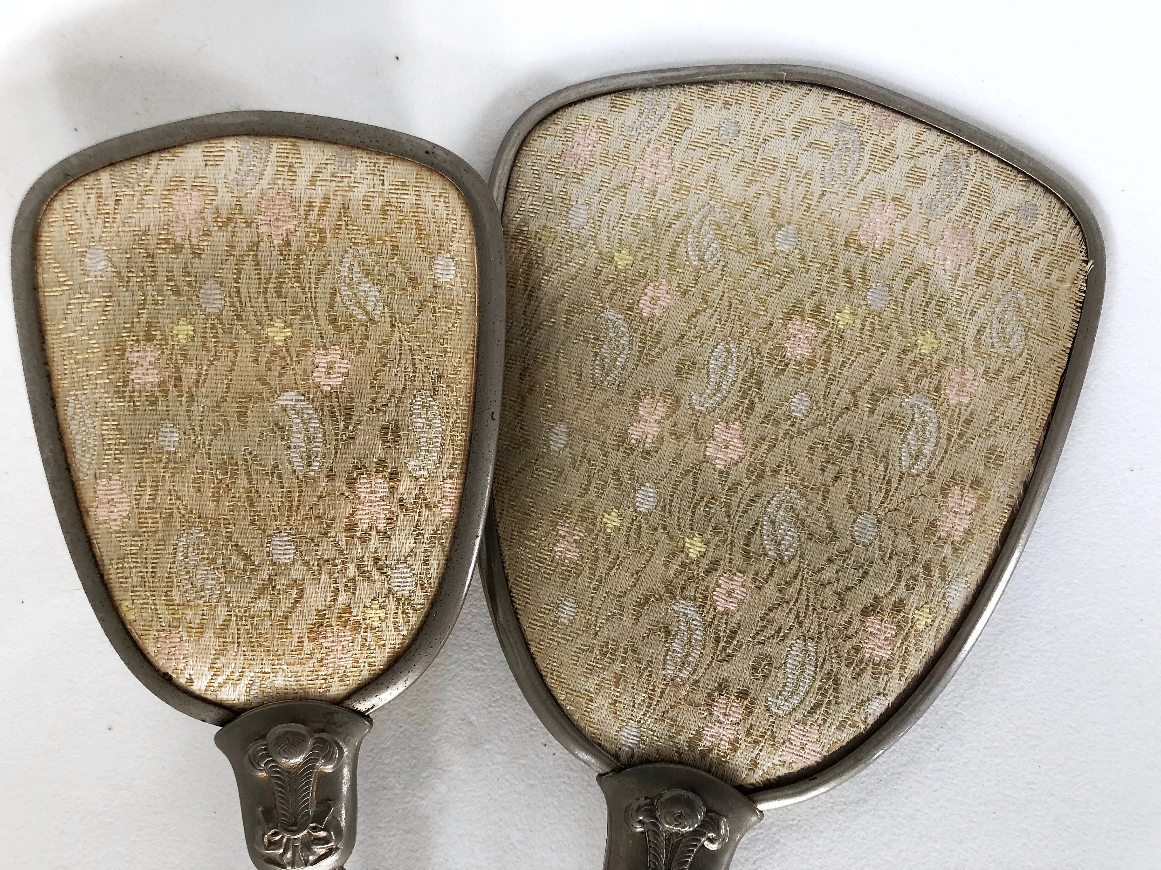 Antique Brocade Flowers Vanity Set