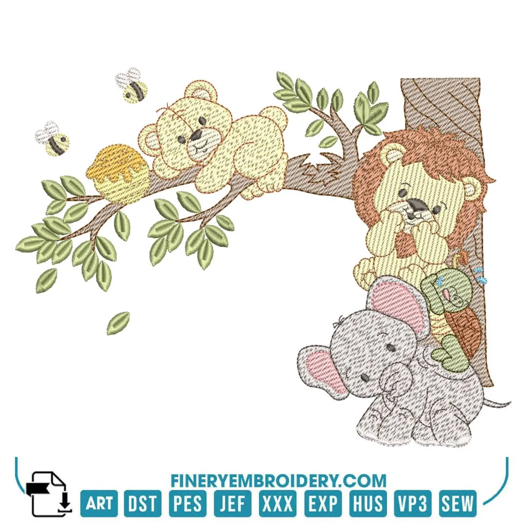 Arthur and Friends Embroidery Design Pack | FineryEmbroidery