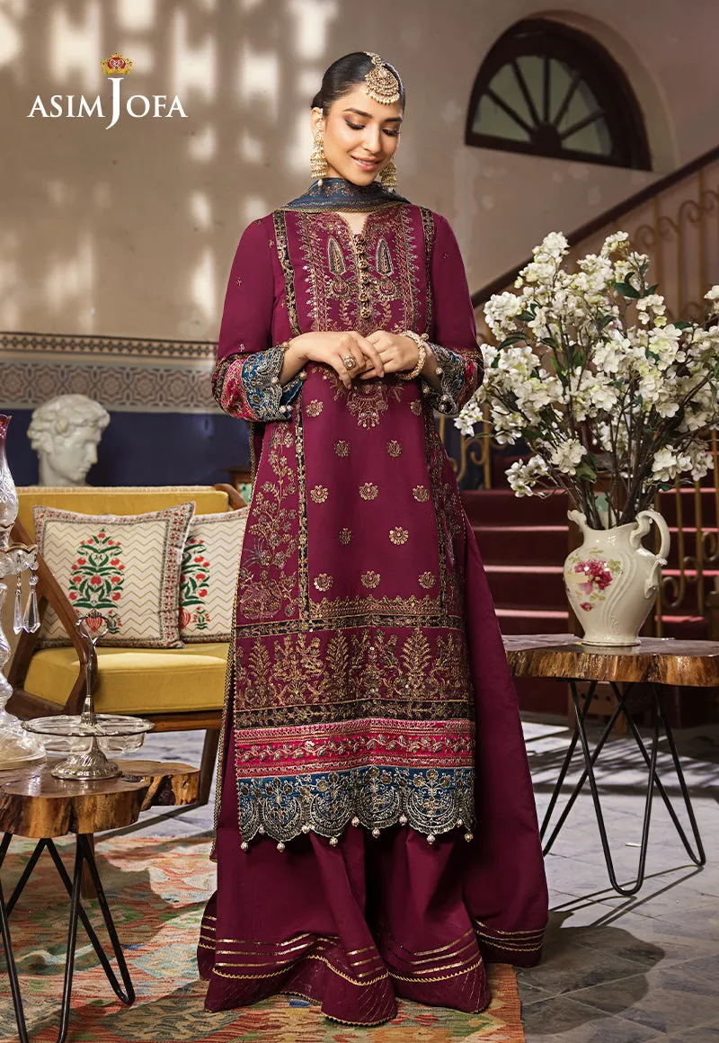 Asim Jofa Luxury Lawn Collection 2023 – AJLR-31