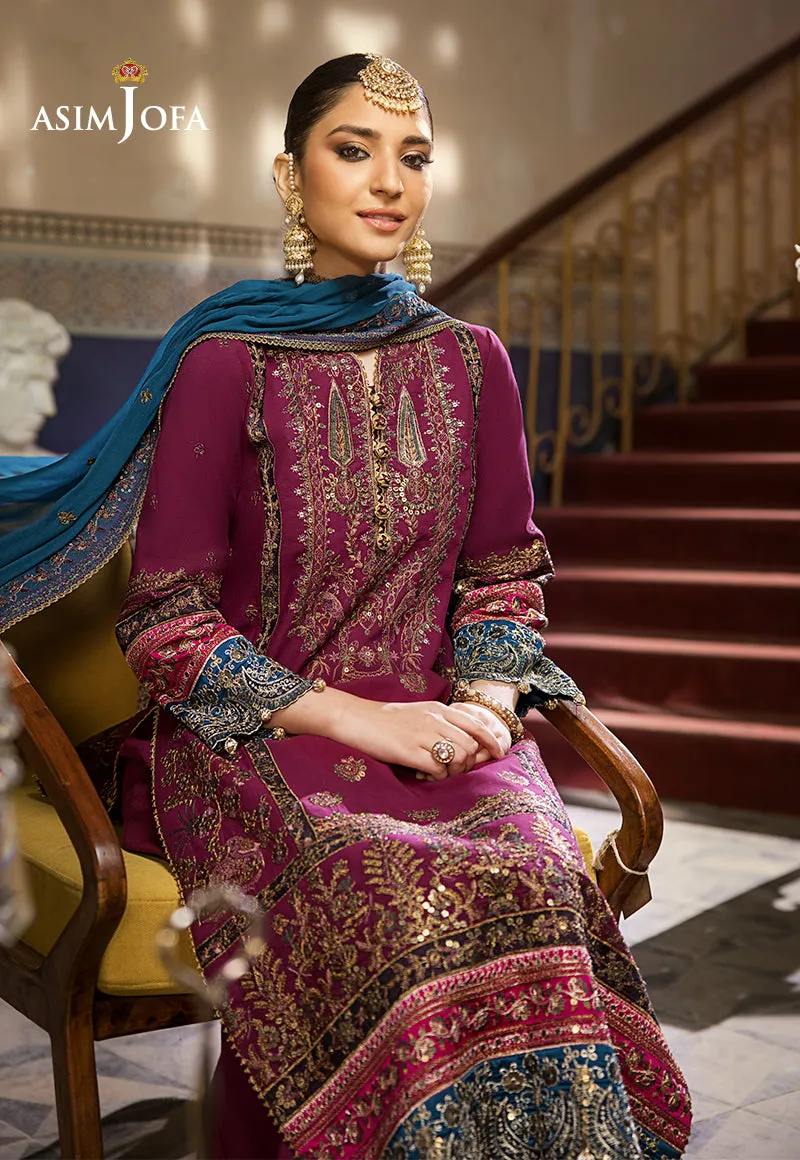 Asim Jofa Luxury Lawn Collection 2023 – AJLR-31