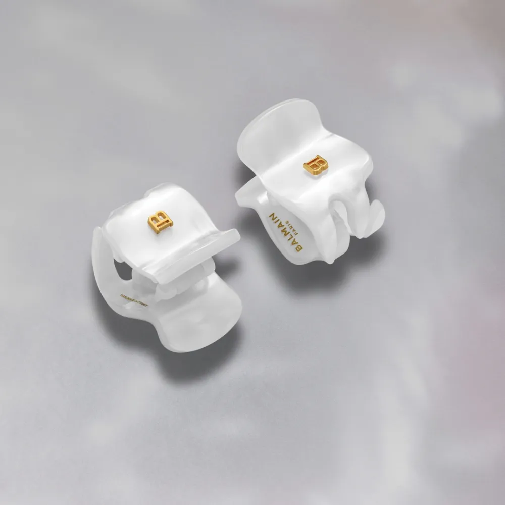 Balmain Limited Edition Hair Pinch Clip Extra Small - Pearl SS24