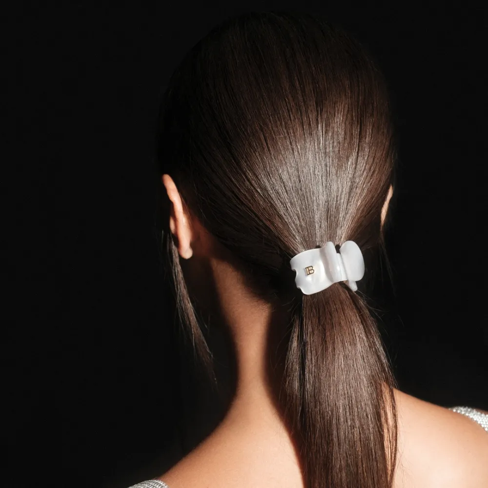 Balmain Limited Edition Hair Pinch Clip Extra Small - Pearl SS24