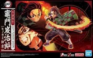 Bandai Kimetsu Model Demon Slayer Tanjiro Kamado Hinokami-Kagura (Plastic Model Kit)