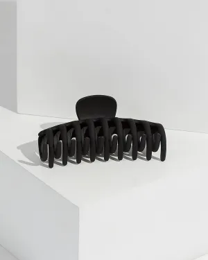 Black Large Matte Claw Clip