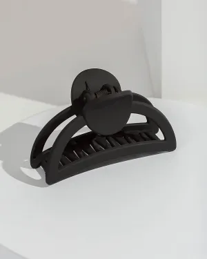 Black Matte Semi Circle Claw Clip