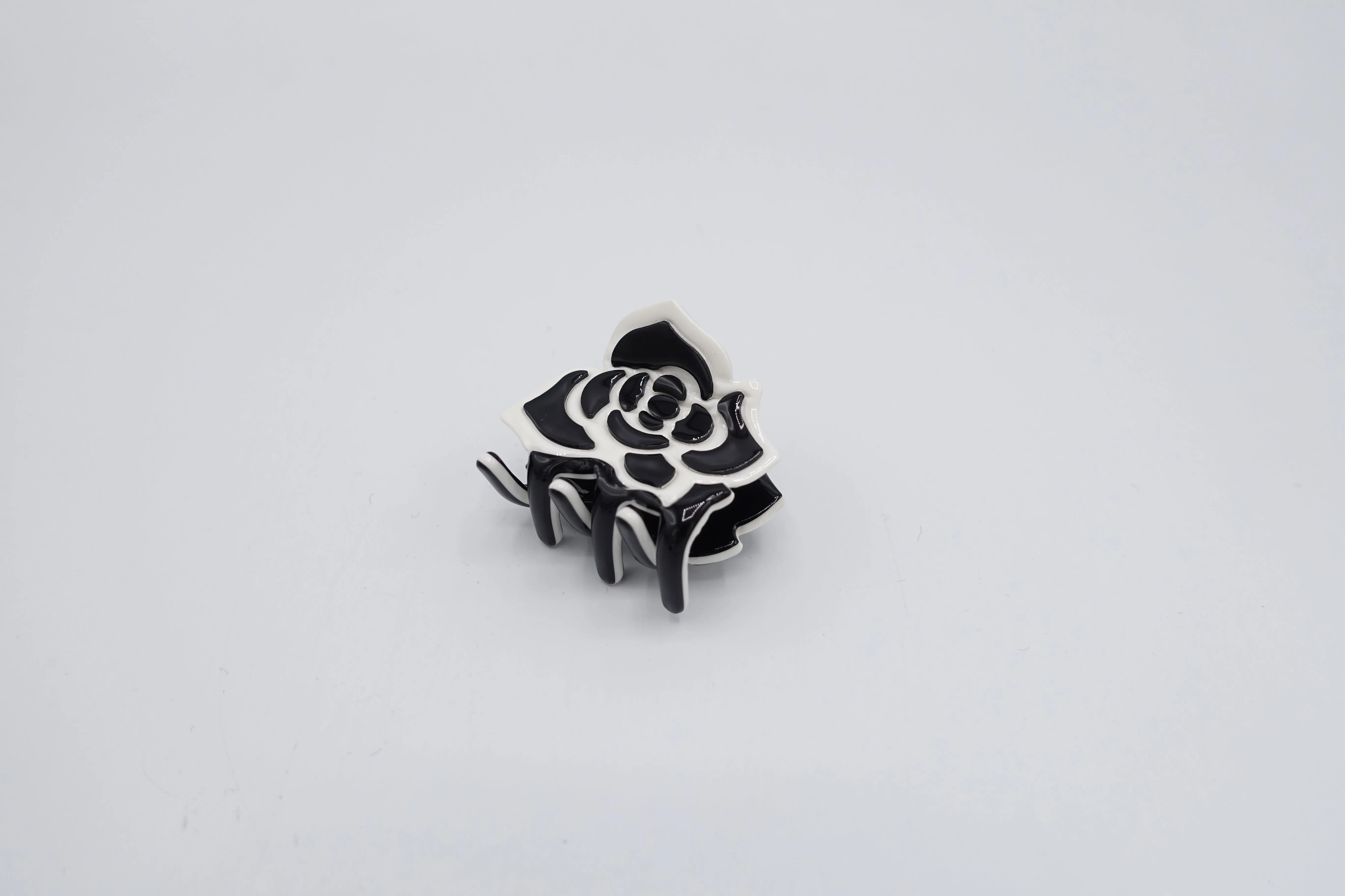 cellulose flower hair claw, rose hair claw for women