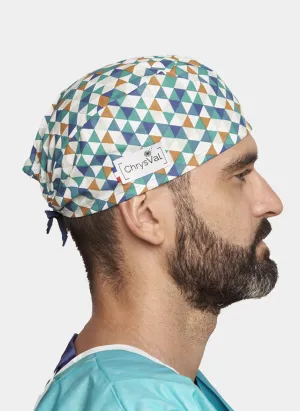 ChrysVal Short Scrub Hat - Scandinavian Blue
