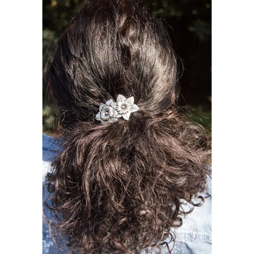 Daffodil Ponytail Holder