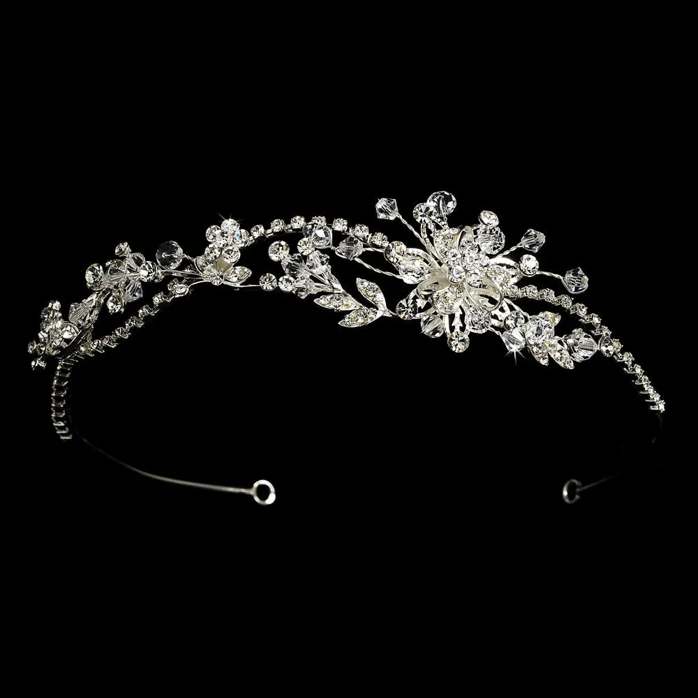 Dazzling Vintage style crystal wedding headband
