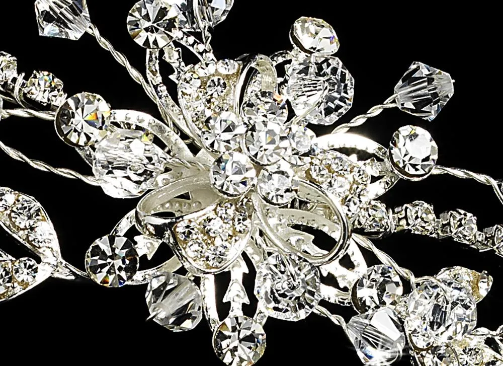 Dazzling Vintage style crystal wedding headband