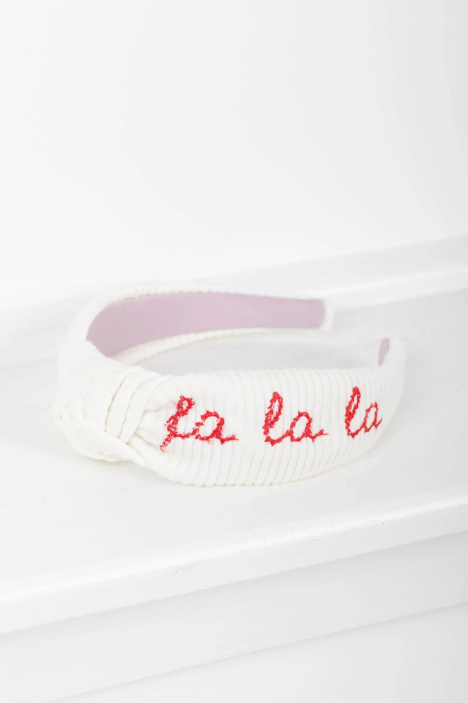 Fa La La Knot Headband - White