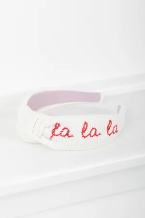 Fa La La Knot Headband - White