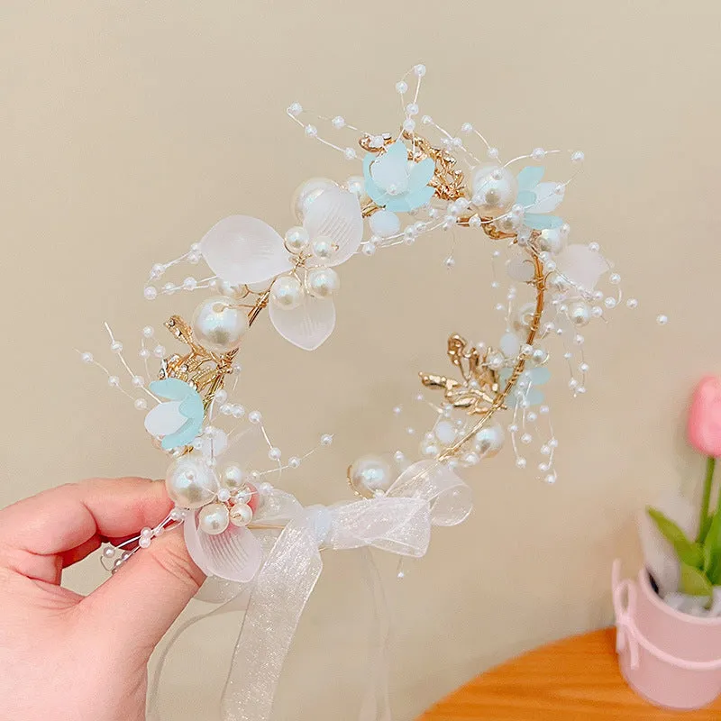 Fairyinspired Girls Outdoor Party Accessory Flower Princess Wreath