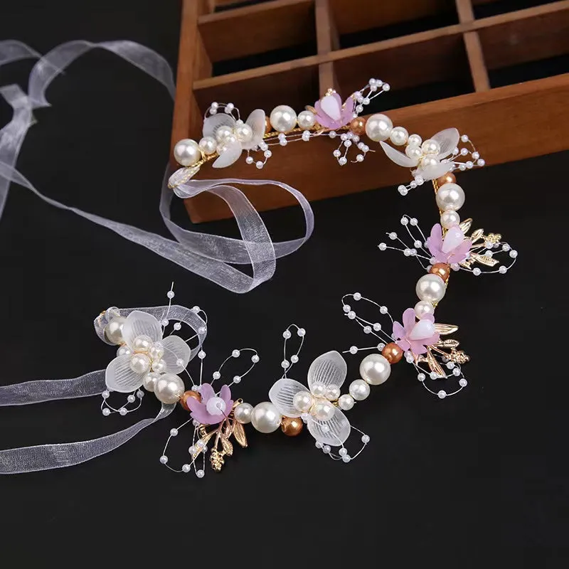 Fairyinspired Girls Outdoor Party Accessory Flower Princess Wreath