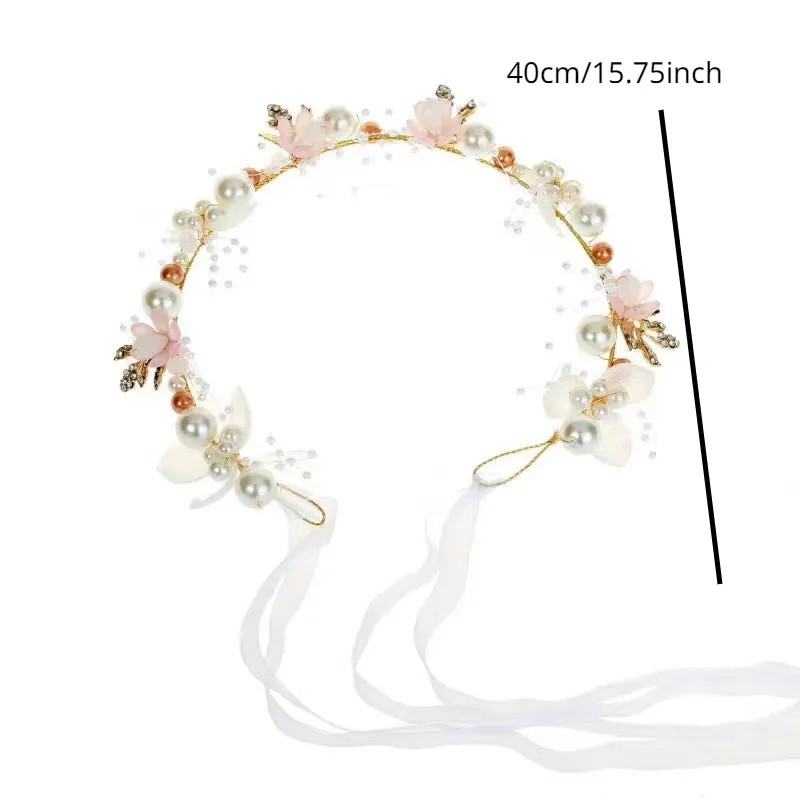 Fairyinspired Girls Outdoor Party Accessory Flower Princess Wreath