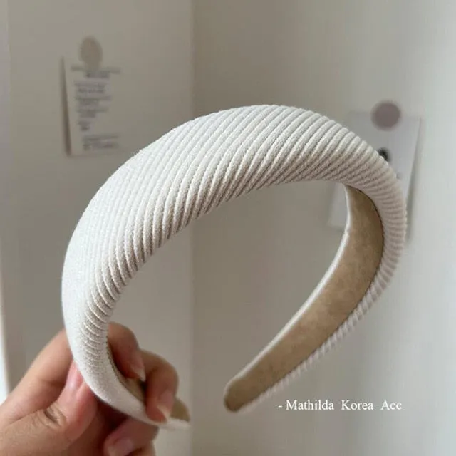 Fashion Designer Wide Hairband for Women