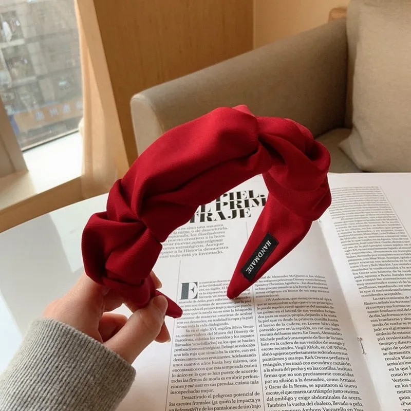 Fashion Designer Wide Hairband for Women