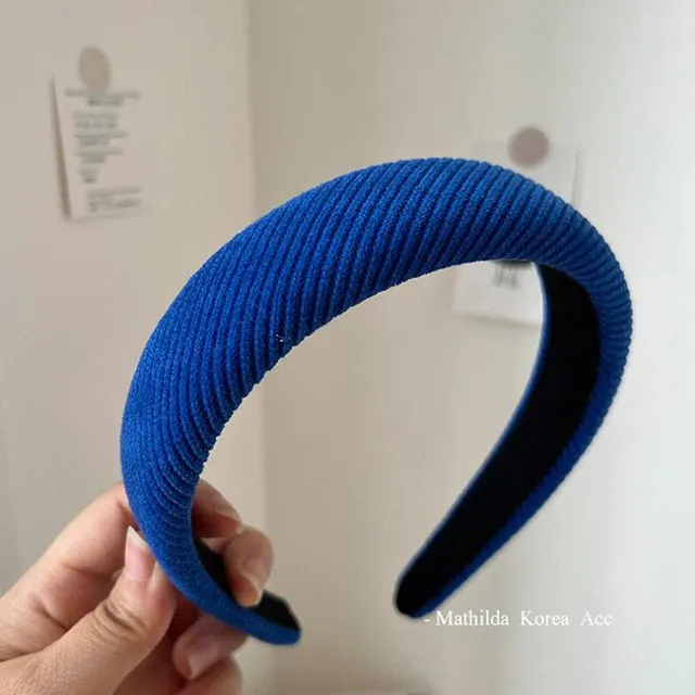Fashion Designer Wide Hairband for Women
