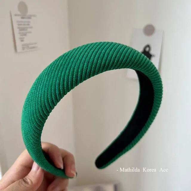 Fashion Designer Wide Hairband for Women