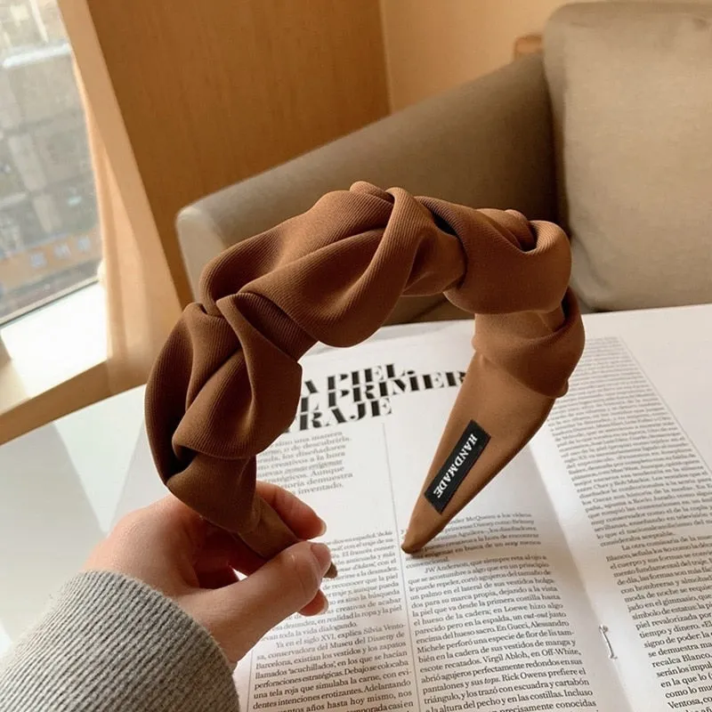 Fashion Designer Wide Hairband for Women