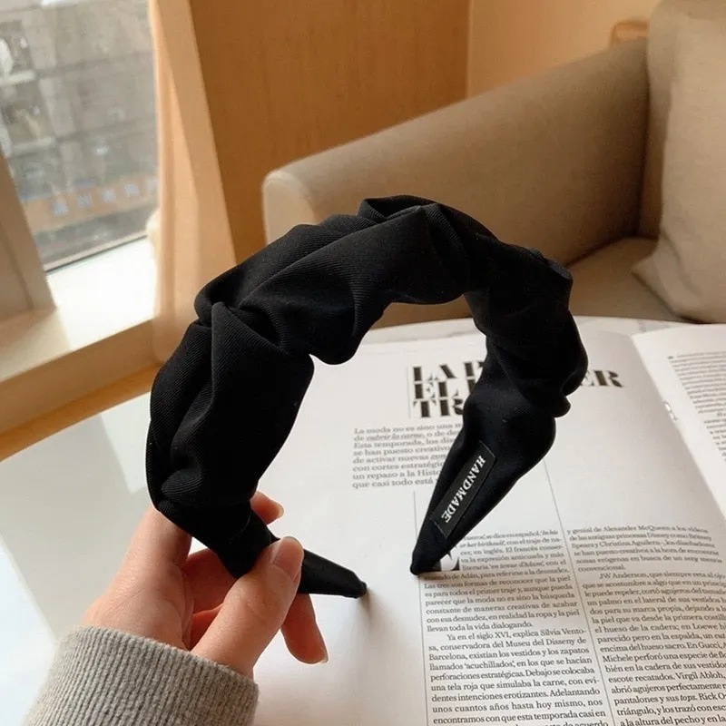 Fashion Designer Wide Hairband for Women