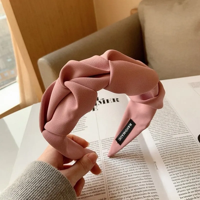 Fashion Designer Wide Hairband for Women