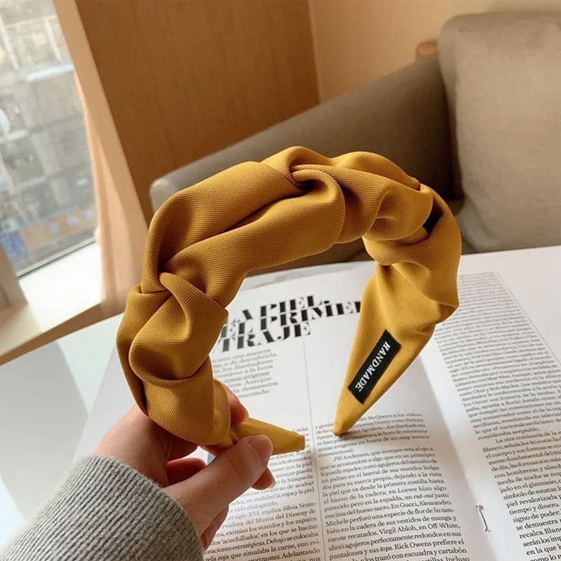Fashion Designer Wide Hairband for Women