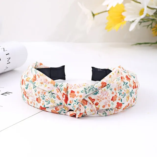 Fashion Designer Wide Hairband for Women