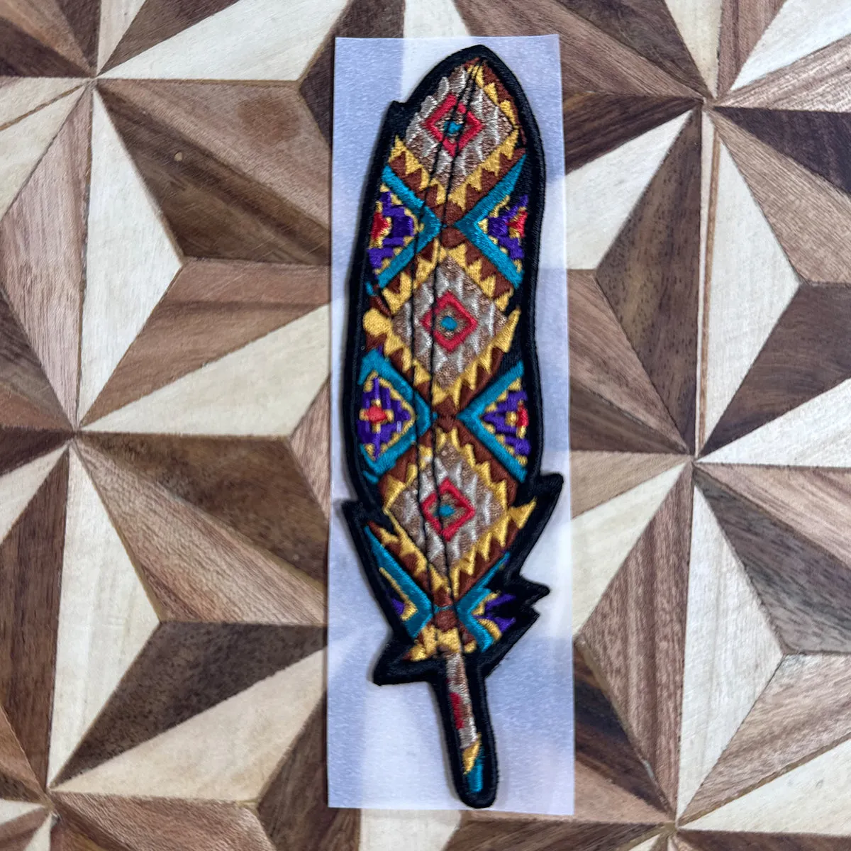 Feather Cowboy Hat Patches