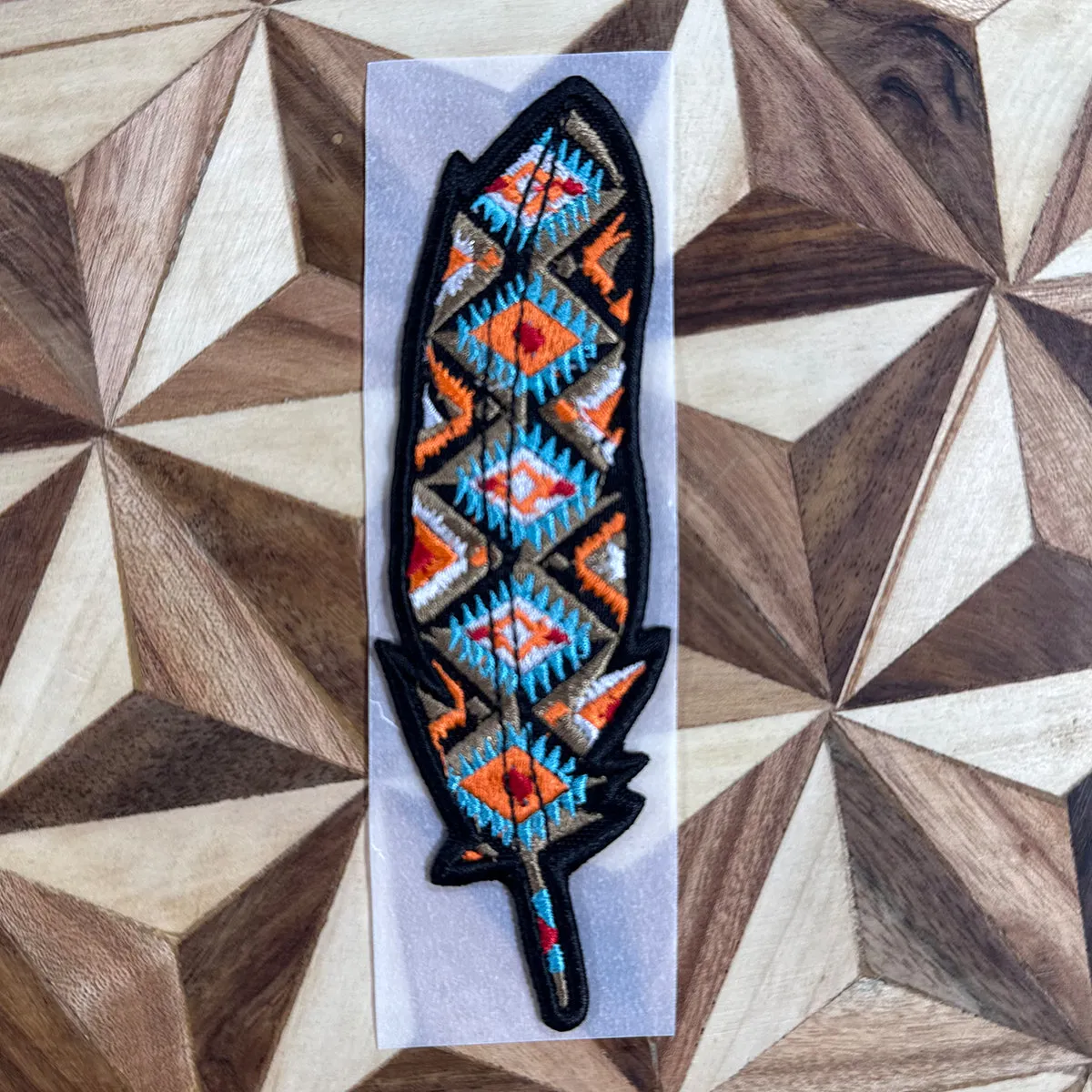 Feather Cowboy Hat Patches
