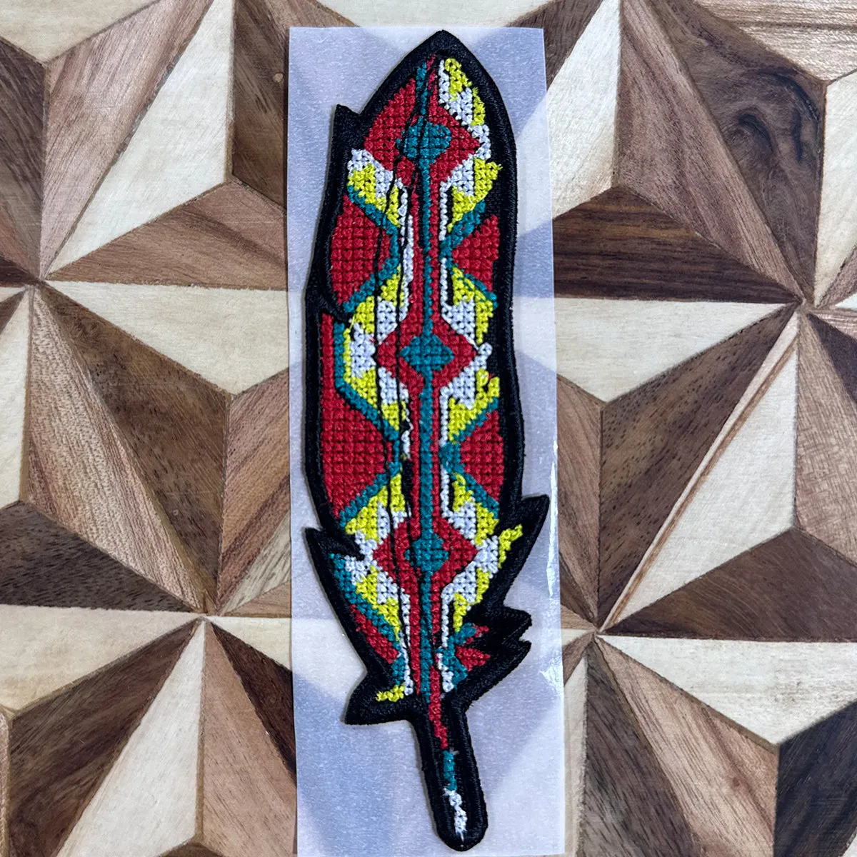 Feather Cowboy Hat Patches