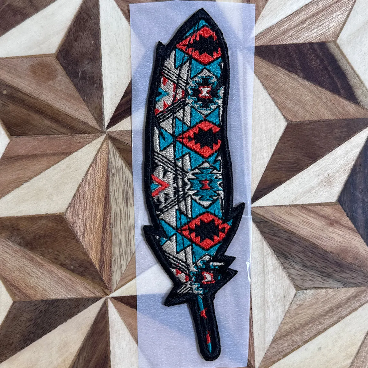 Feather Cowboy Hat Patches