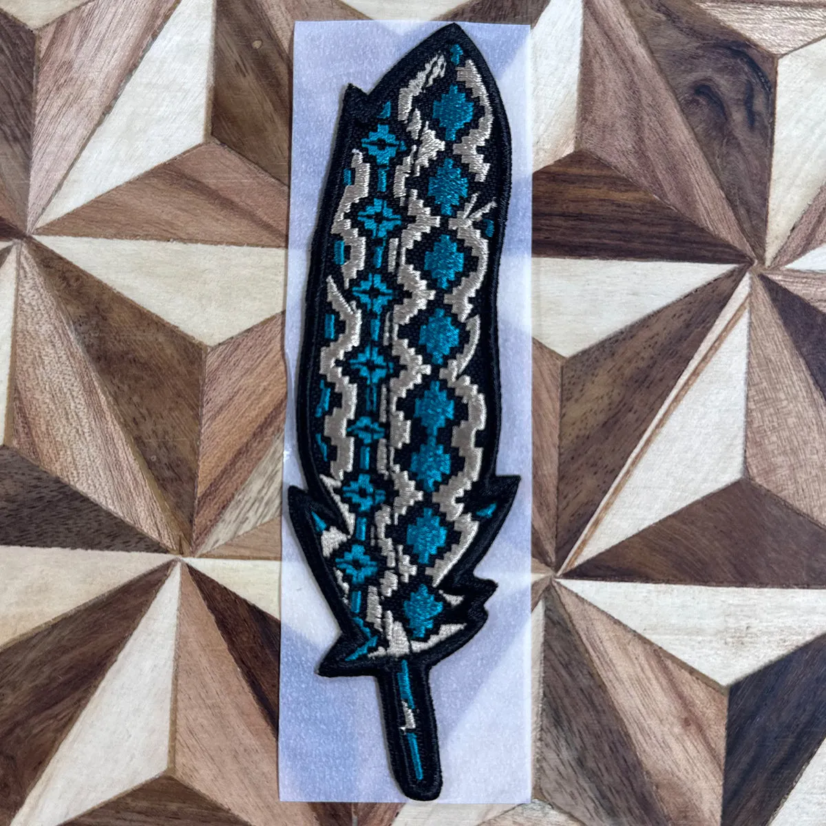 Feather Cowboy Hat Patches