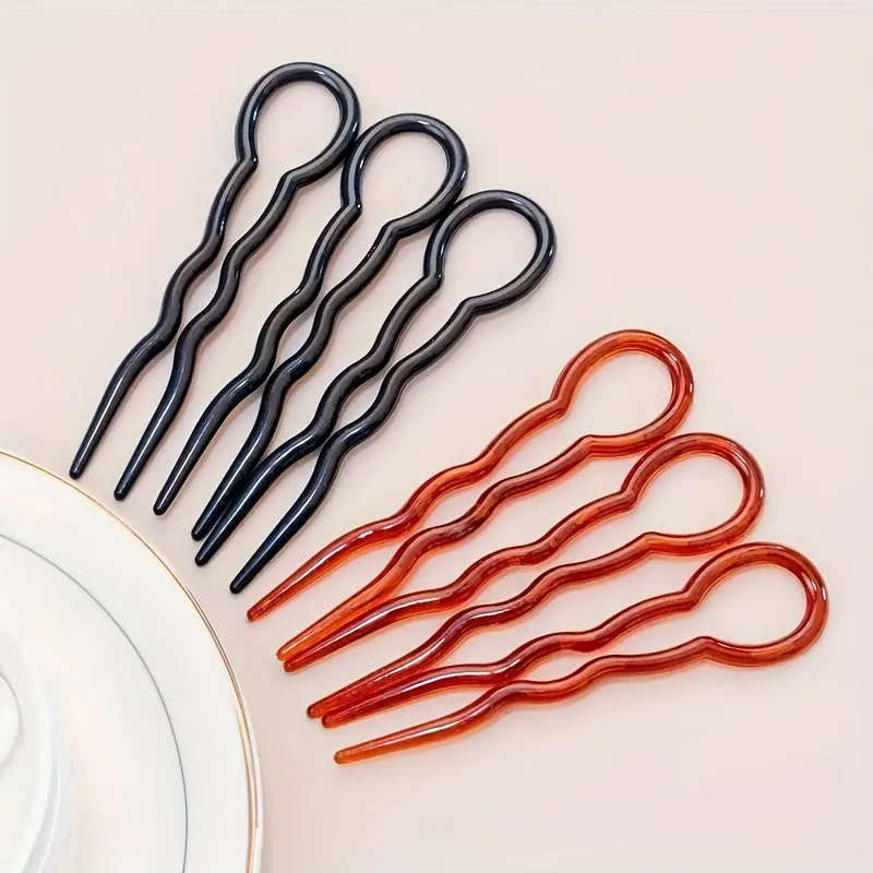 French Style UShaped Hair Forks for Stylish Hairdressing