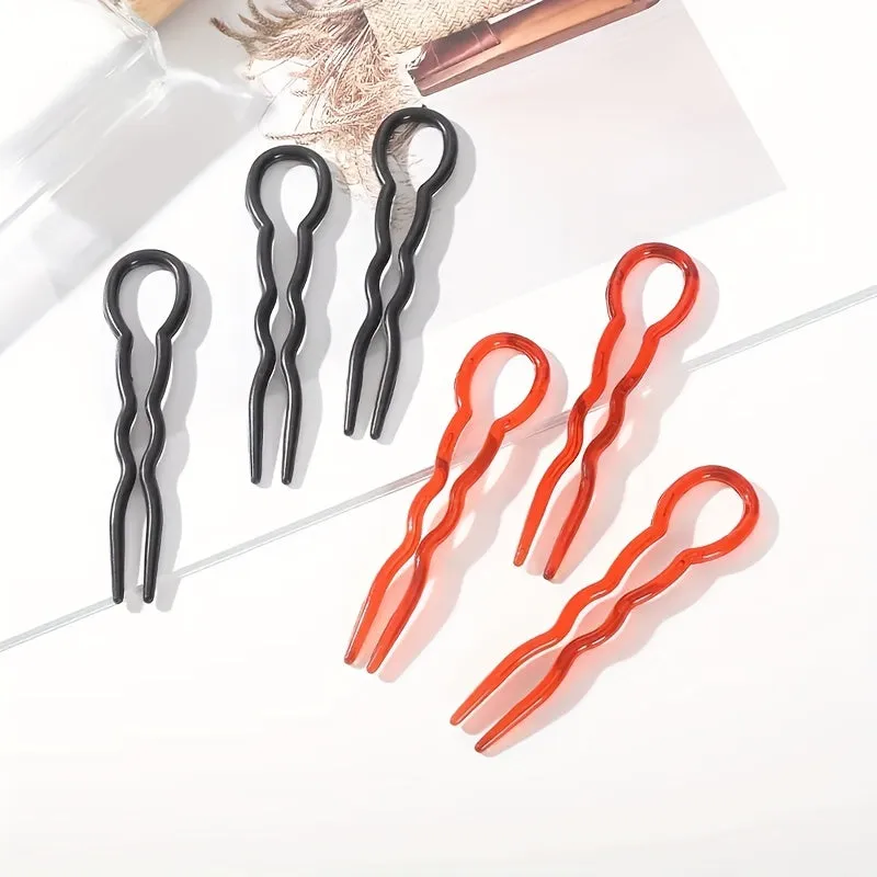 French Style UShaped Hair Forks for Stylish Hairdressing