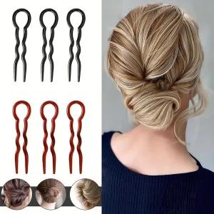 French Style UShaped Hair Forks for Stylish Hairdressing