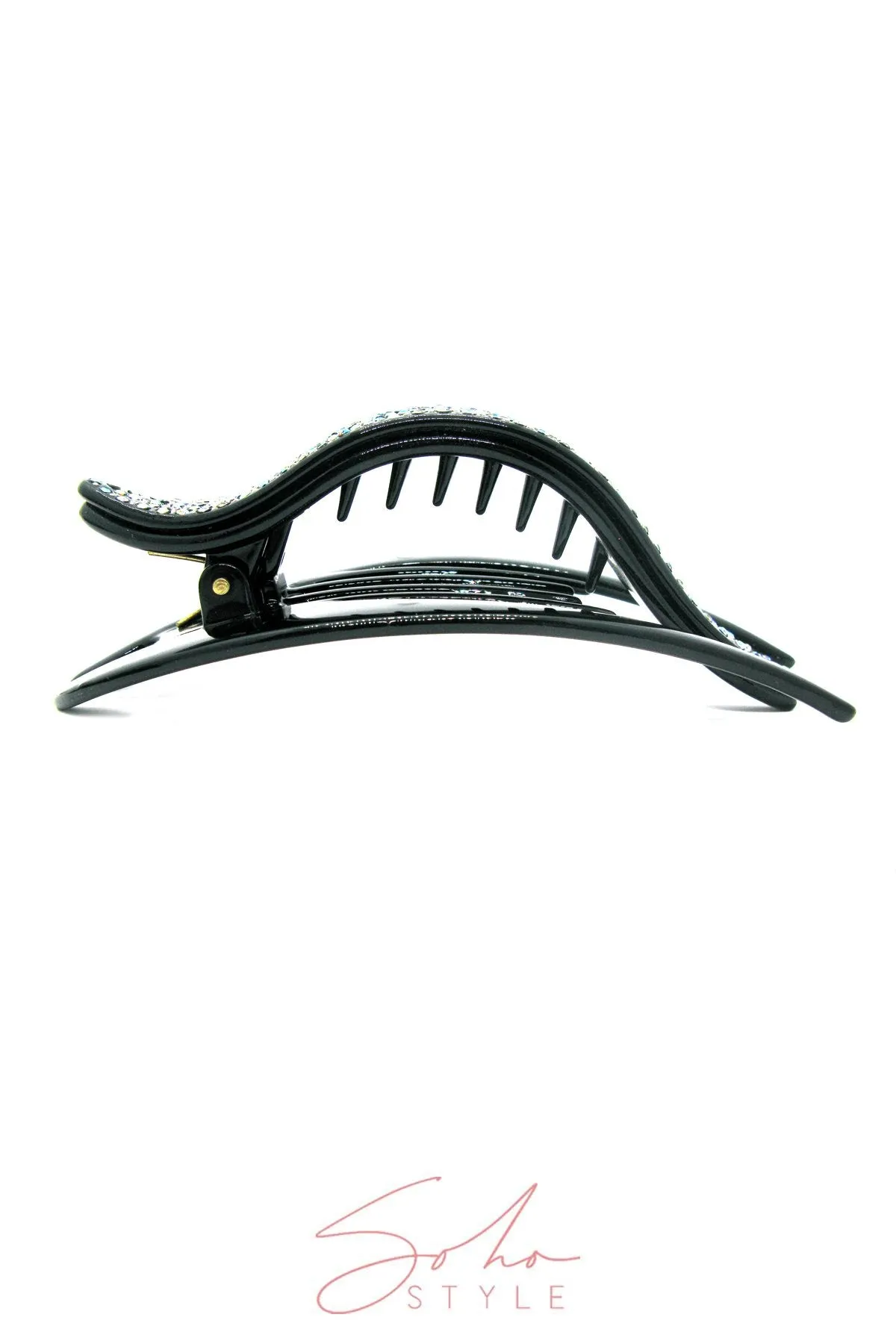 Large Alligator Crystal Rhinestone Hair Jaw Clip