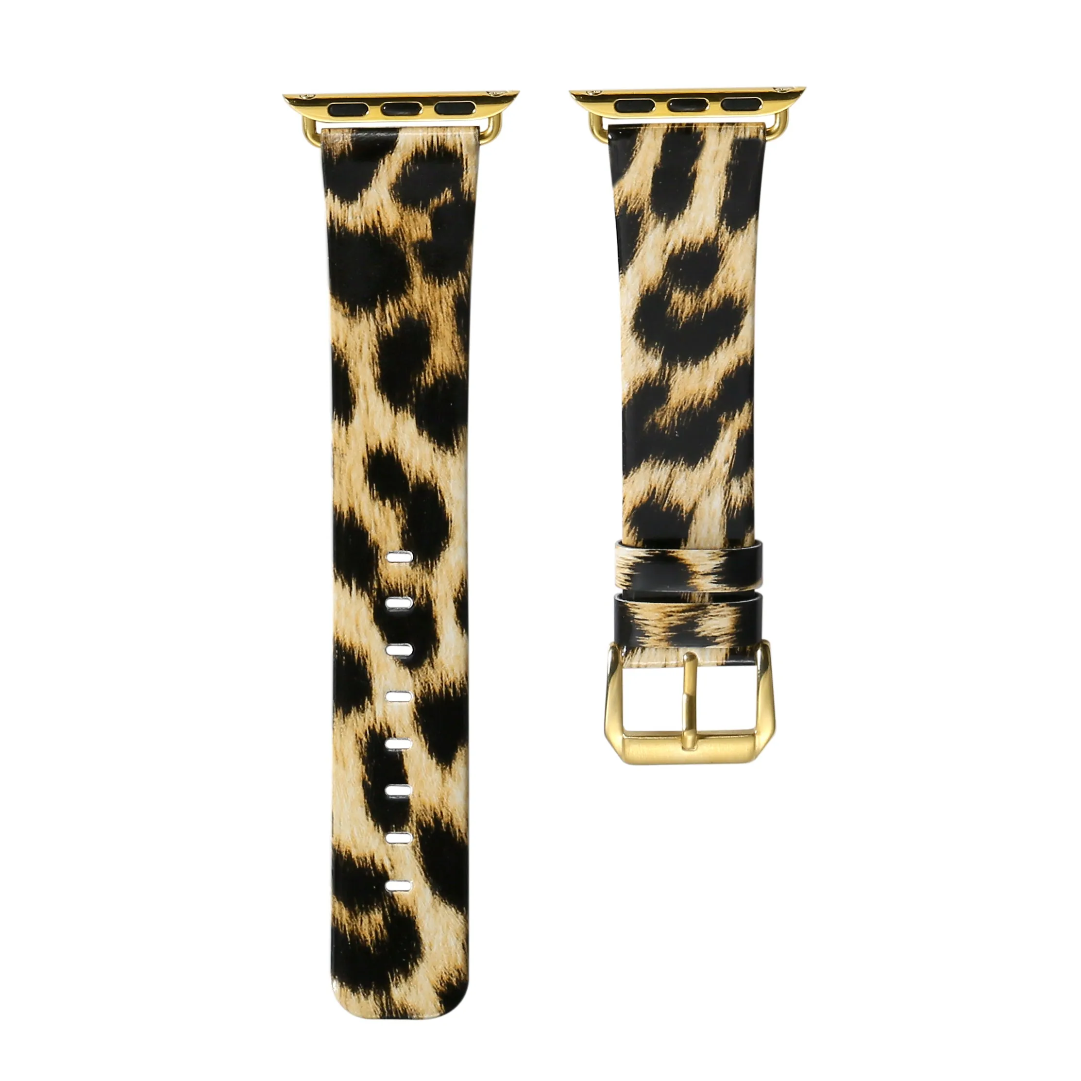 Leopard Leather Band for Apple Watch - FINAL SALE