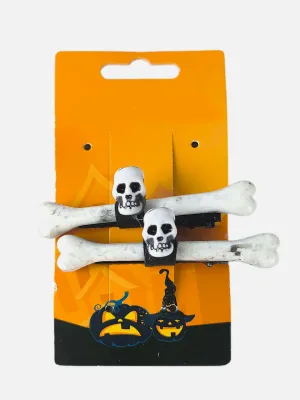 Little Surprise Box Skull & Bone Unique Hair Clip & Hair Accessory for Halloween Party