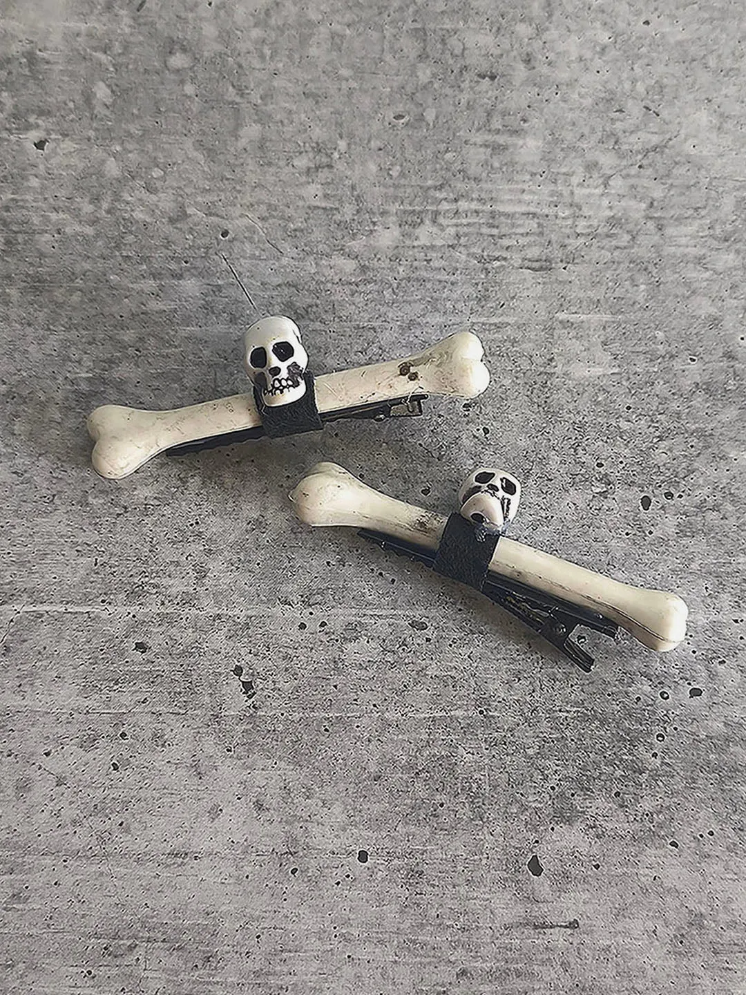 Little Surprise Box Skull & Bone Unique Hair Clip & Hair Accessory for Halloween Party