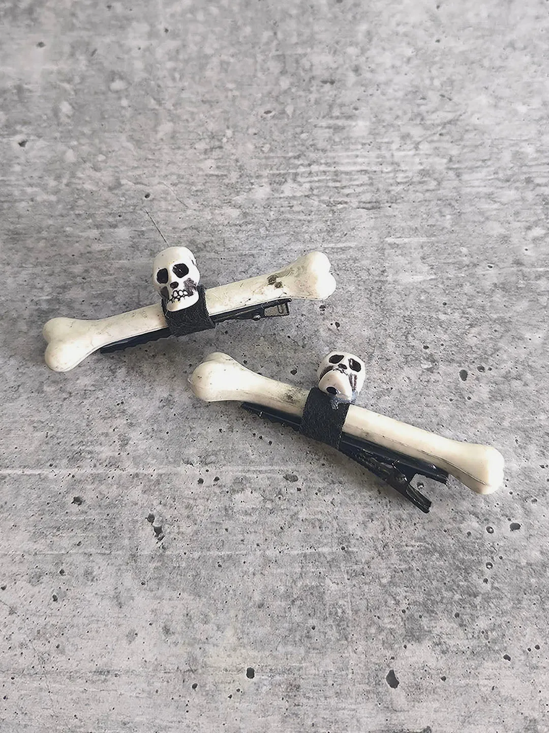 Little Surprise Box Skull & Bone Unique Hair Clip & Hair Accessory for Halloween Party