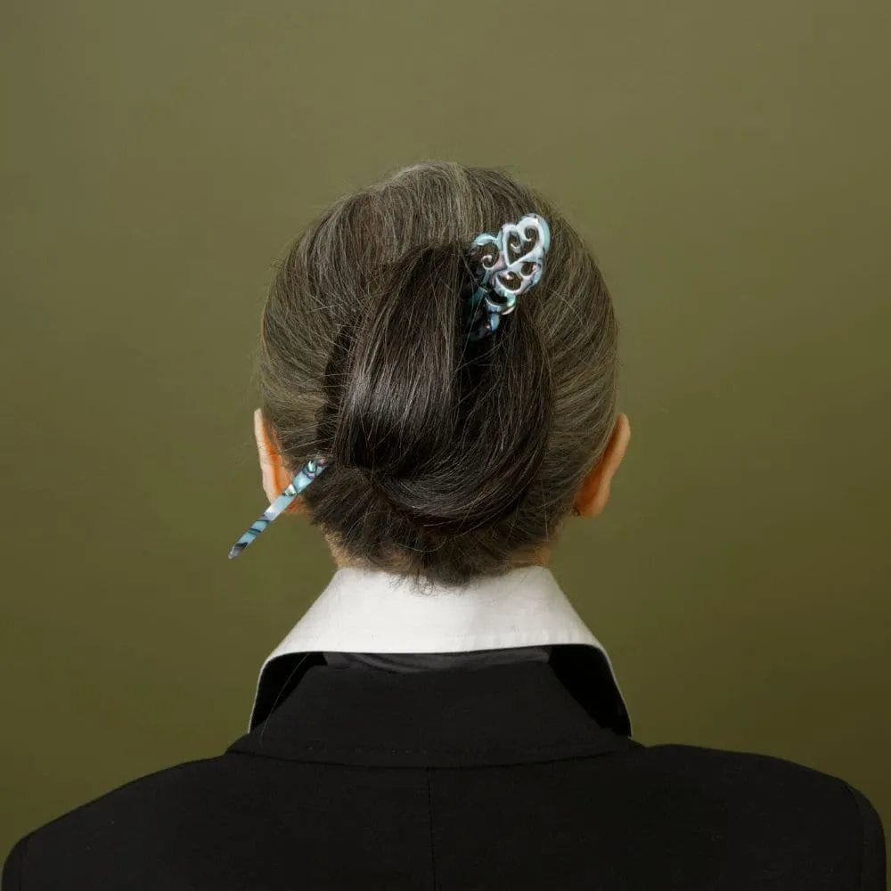 Long Filigree Hair Pin