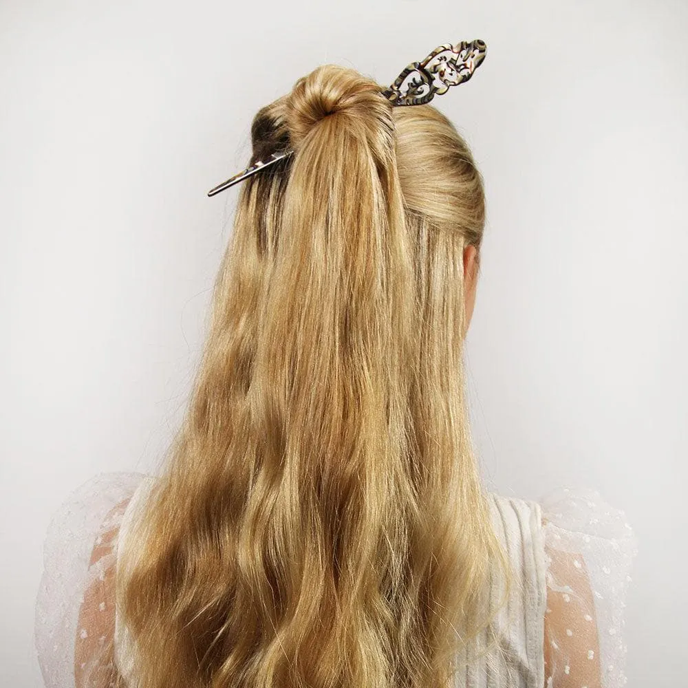 Long Filigree Hair Pin